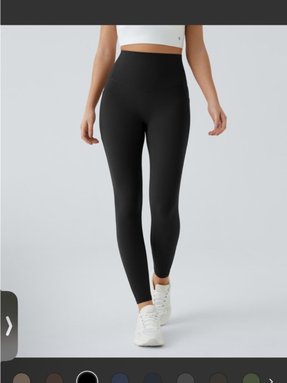 NWT Halara Black Athleisure Play it My Way Leggings Size XL - Picture 2 of 9